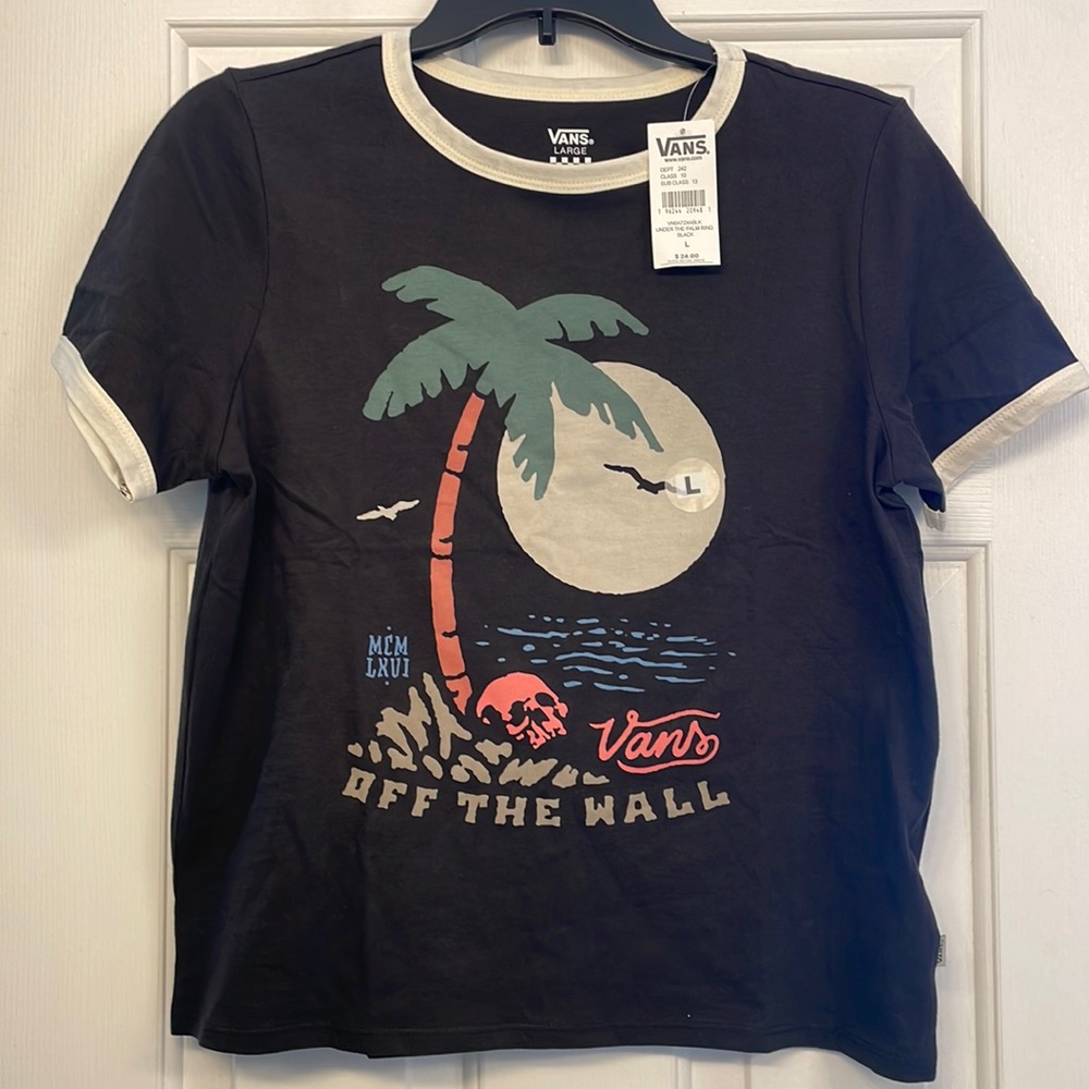 Brand New, Never-worn, w/ tags- VANS Women’s T-Shirt